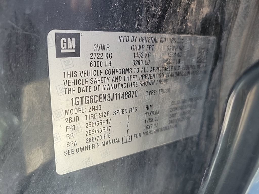 2018 GMC Canyon 4WD All Terrain w/Cloth