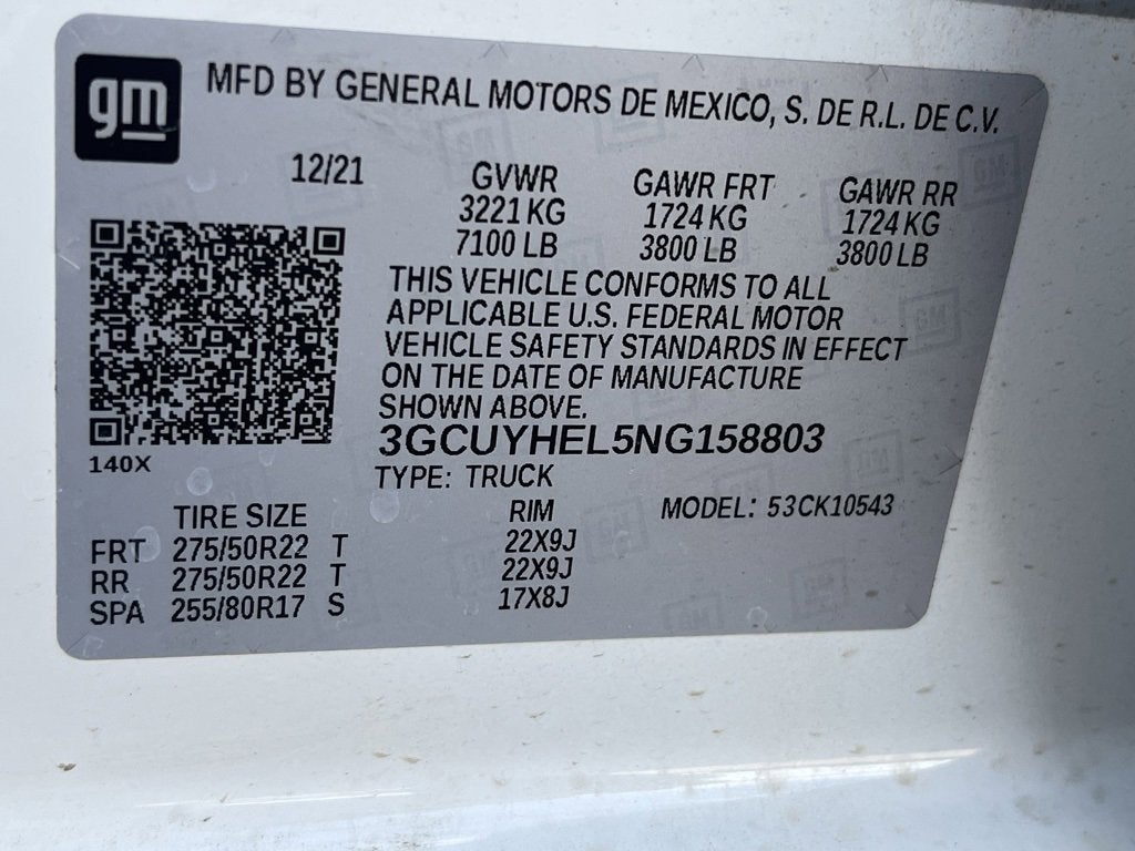 2022 Chevrolet Silverado 1500 LTD High Country