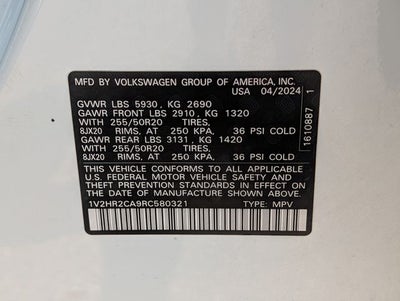 2024 Volkswagen Atlas 2.0T SE w/Technology