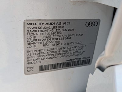 2025 Audi Q3 Premium S Line quattro