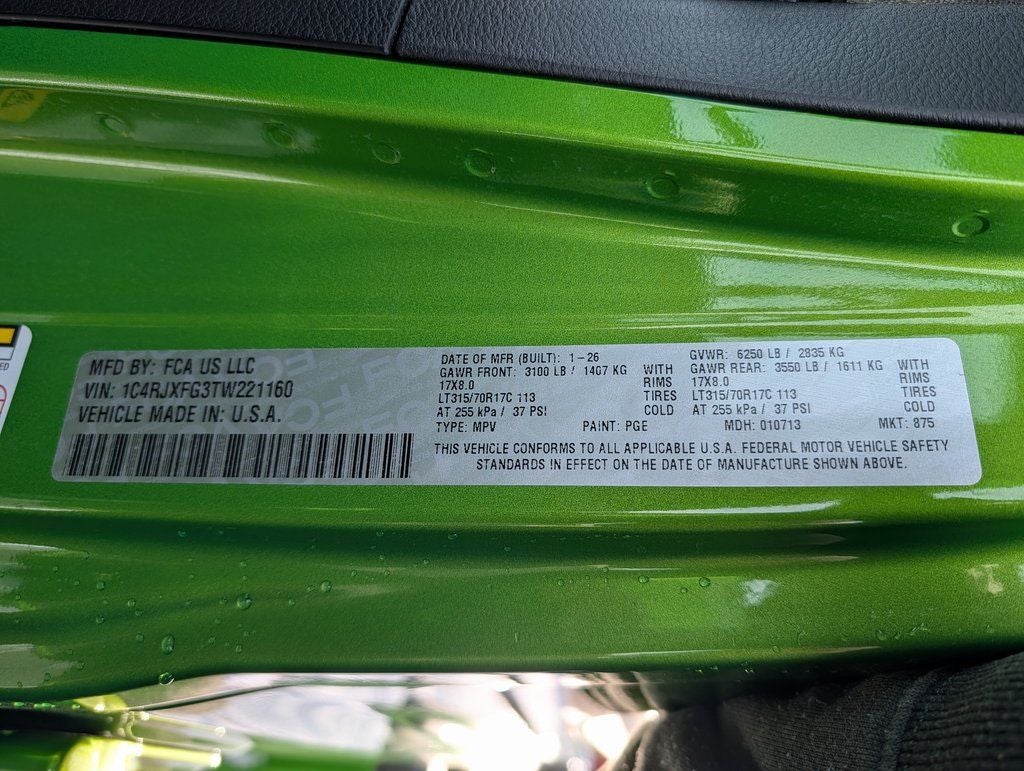 2026 Jeep Wrangler Rubicon X