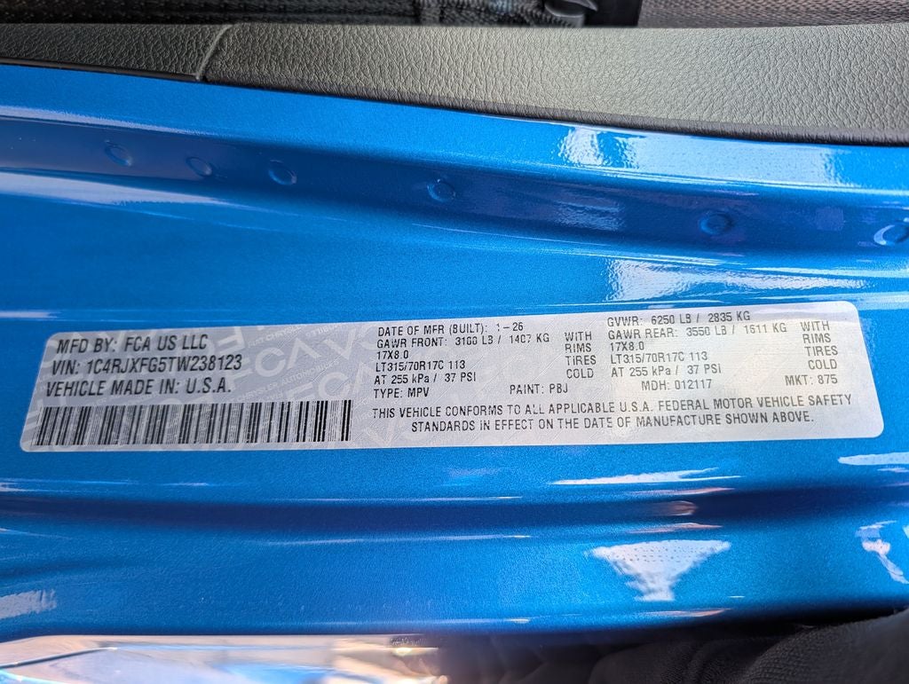 2026 Jeep Wrangler Rubicon X