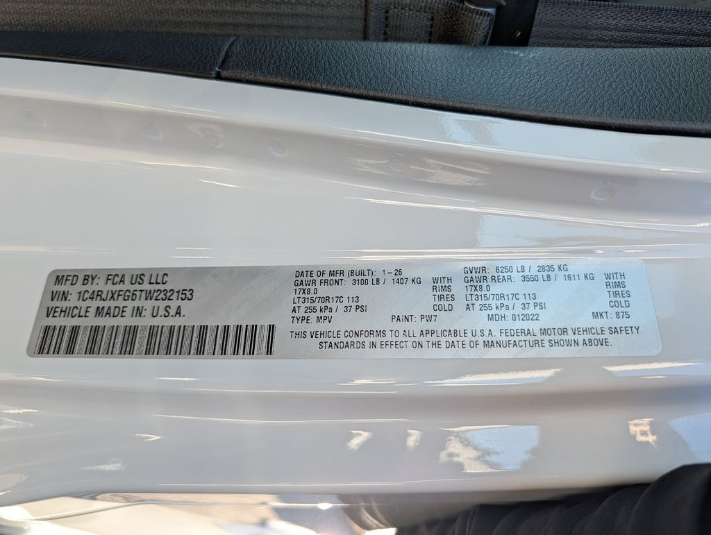 2026 Jeep Wrangler Rubicon X