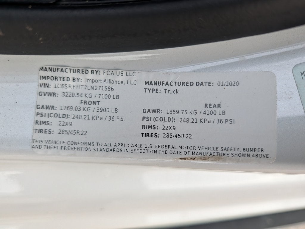 2020 RAM 1500 Limited