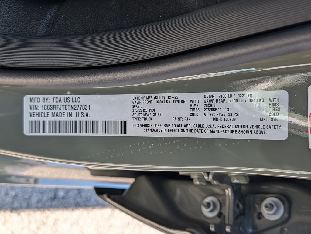 2026 RAM 1500 Laramie