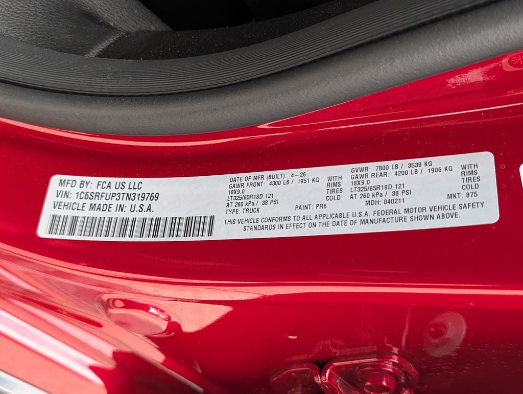 2026 RAM 1500 RHO