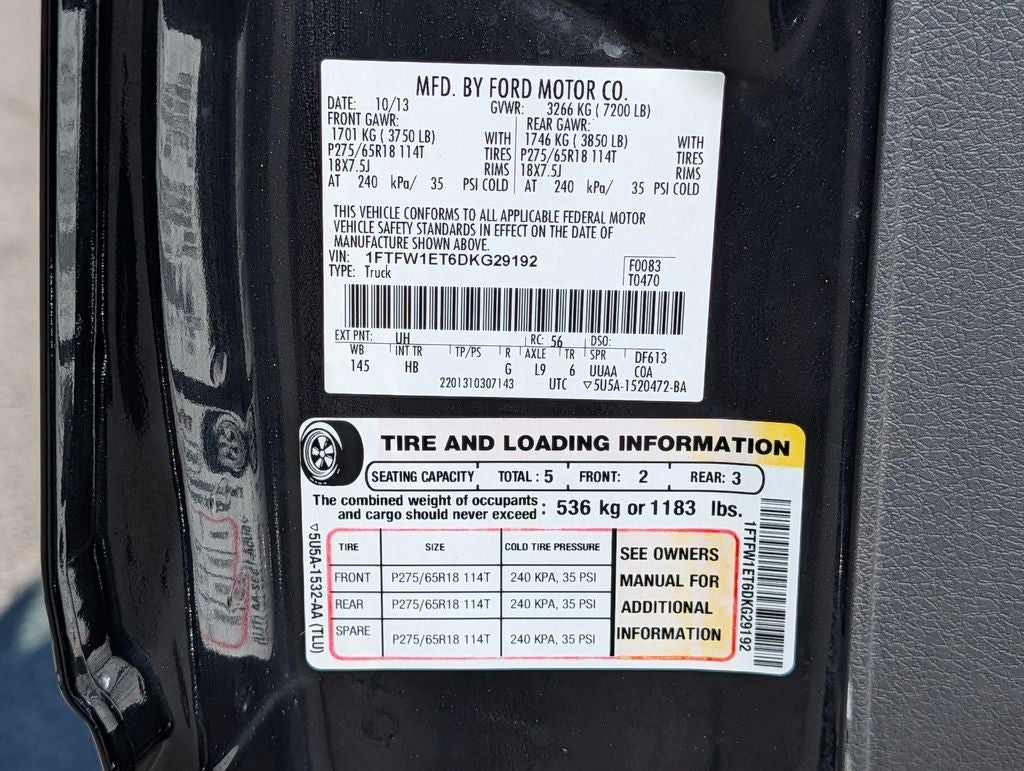 2013 Ford F-150 Lariat