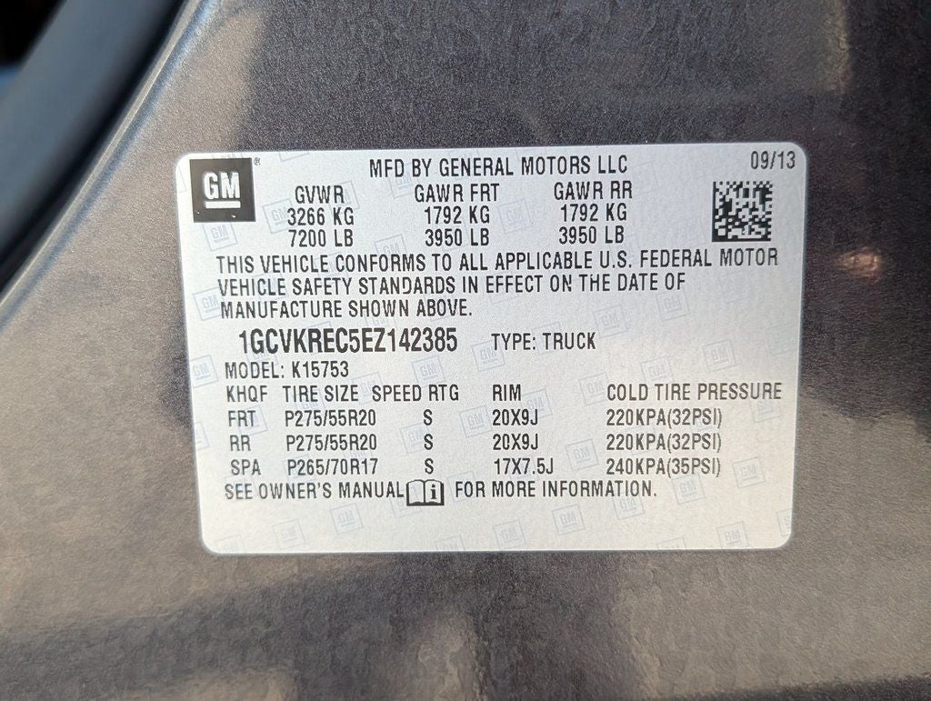 2014 Chevrolet Silverado 1500 LT LT1