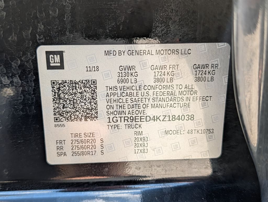 2019 GMC Sierra 1500 AT4