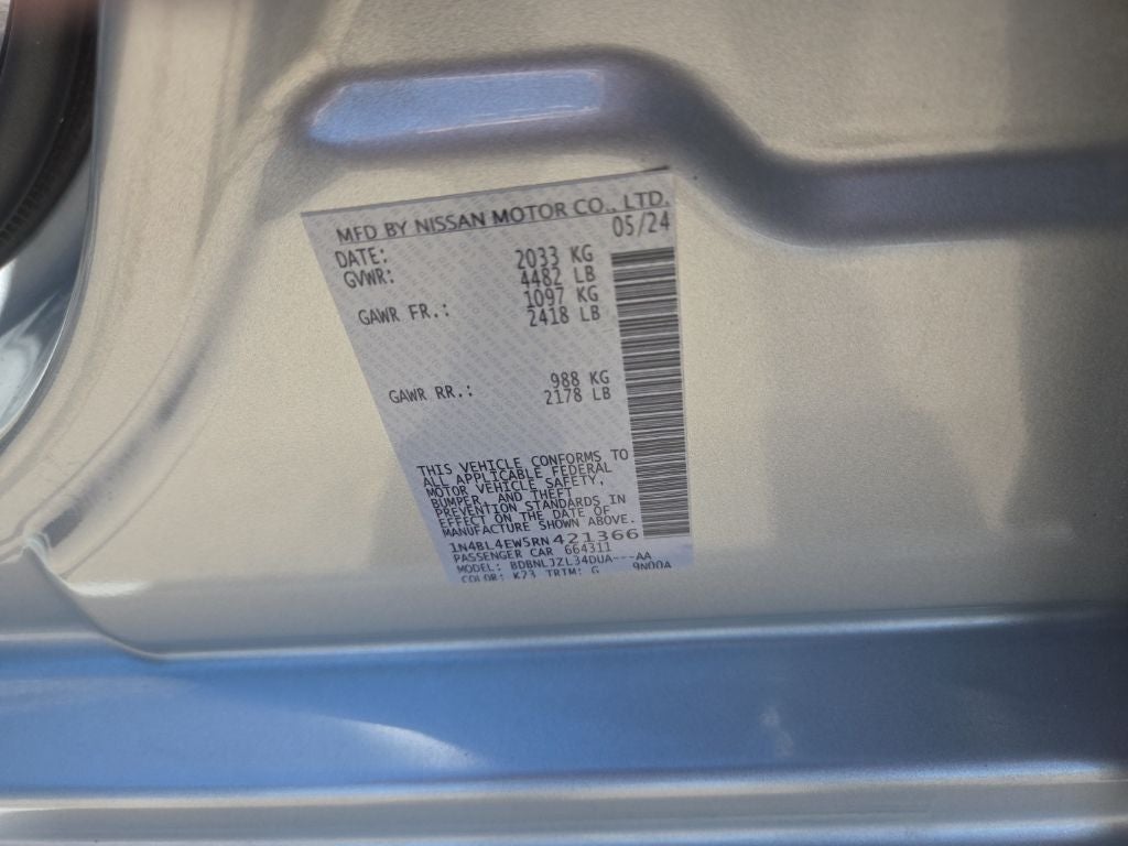 2024 Nissan Altima 2.5 SL AWD