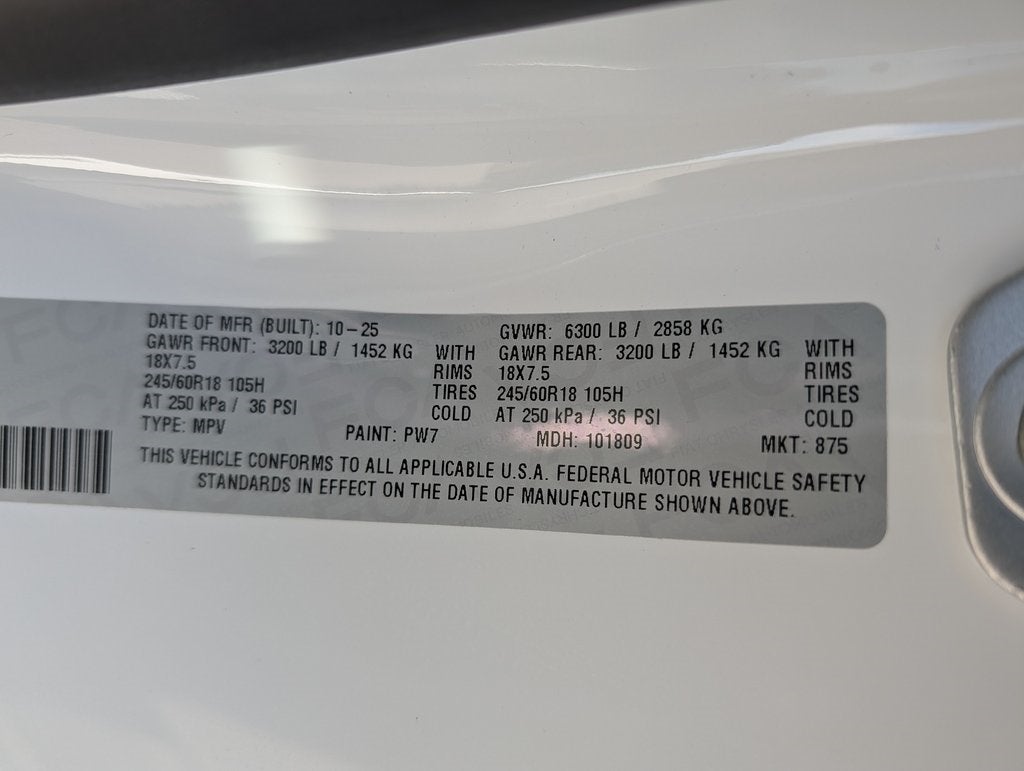 2026 Chrysler Pacifica Select