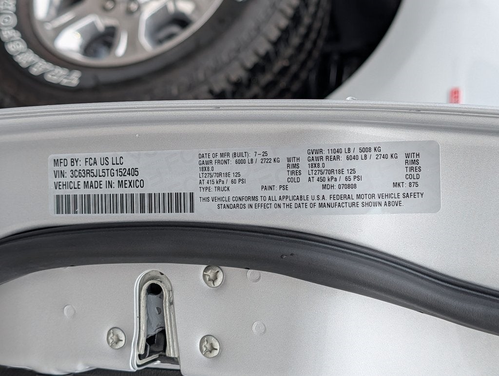 2026 RAM 2500 Big Horn