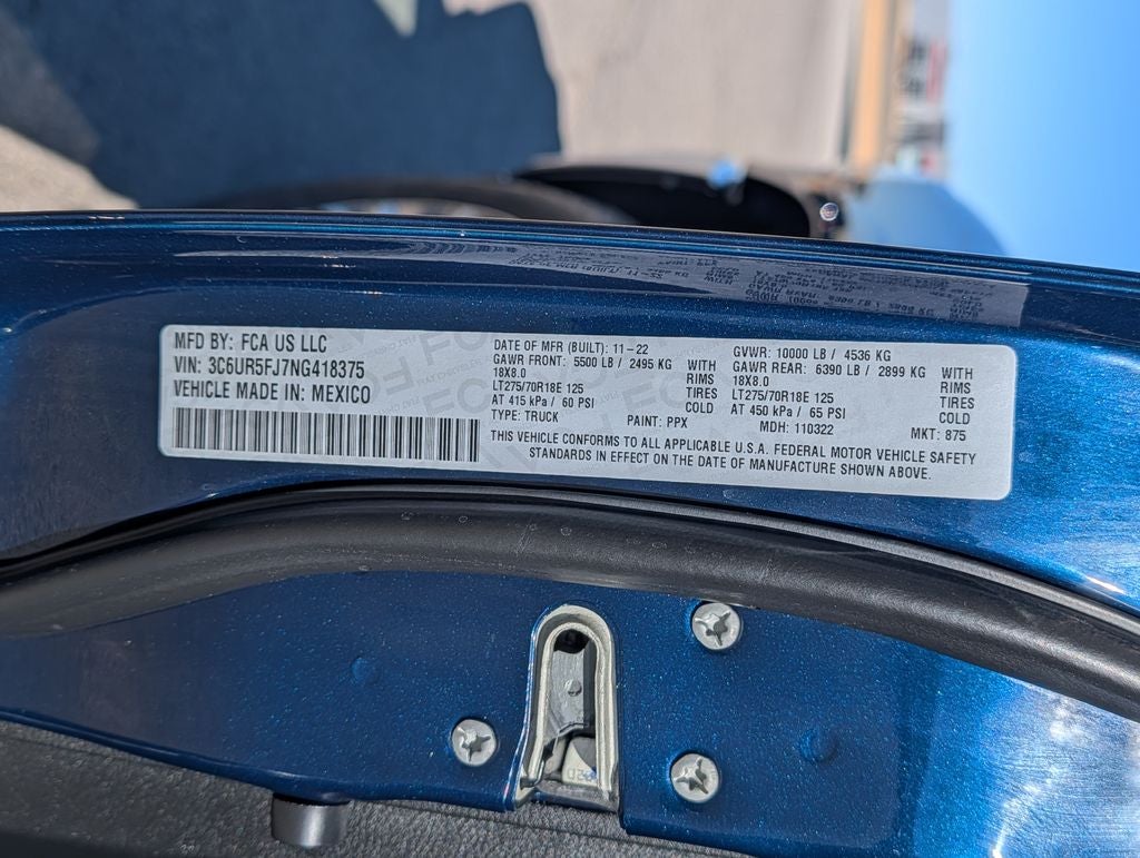 2022 RAM 2500 Laramie