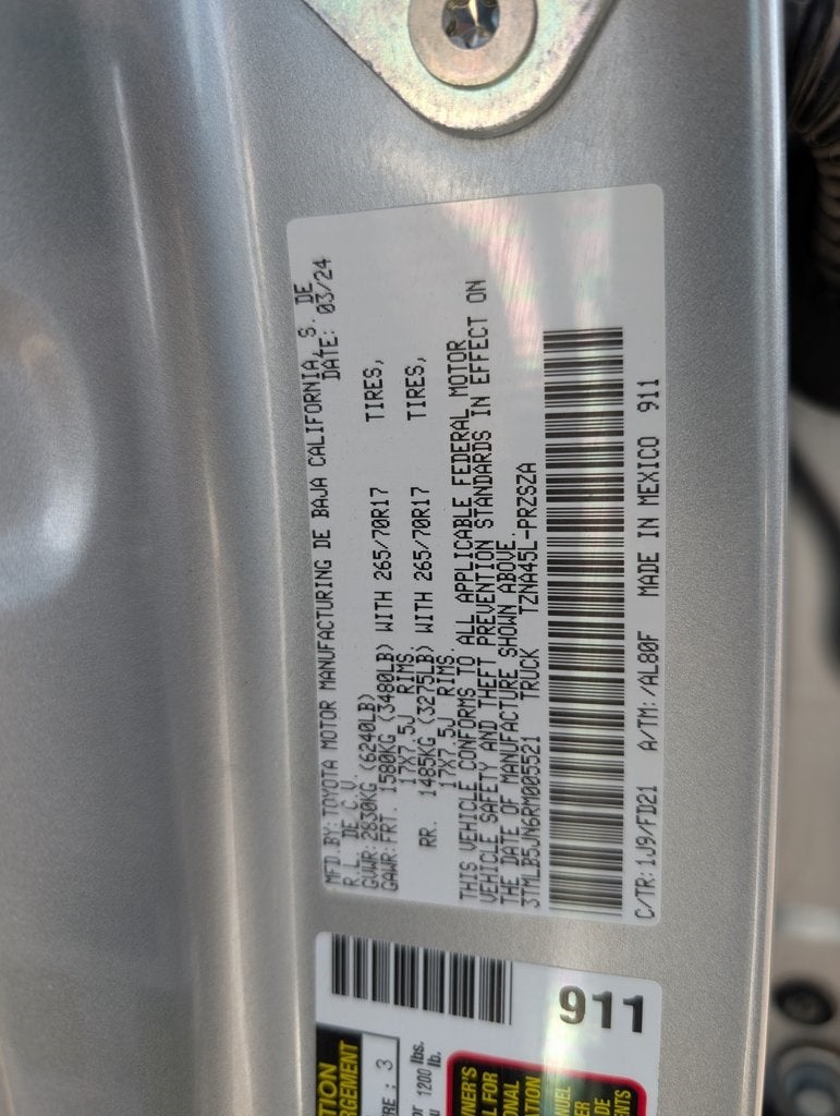 2024 Toyota Tacoma TRD Off-Road