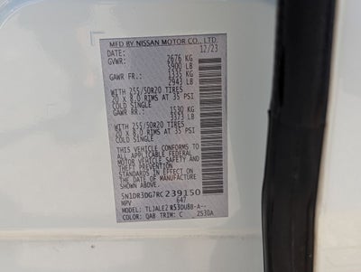 2024 Nissan Pathfinder Platinum
