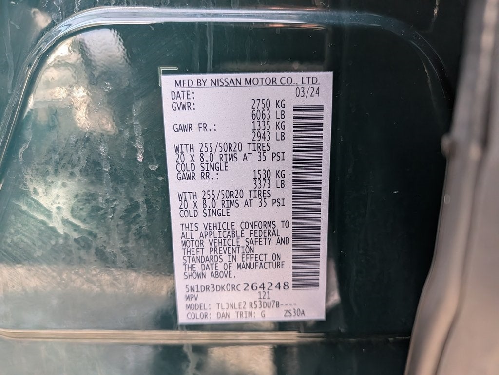 2024 Nissan Pathfinder Platinum