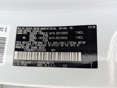 2026 Toyota Grand Highlander Hybrid MAX Platinum