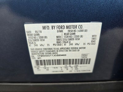 2018 Ford Explorer Sport