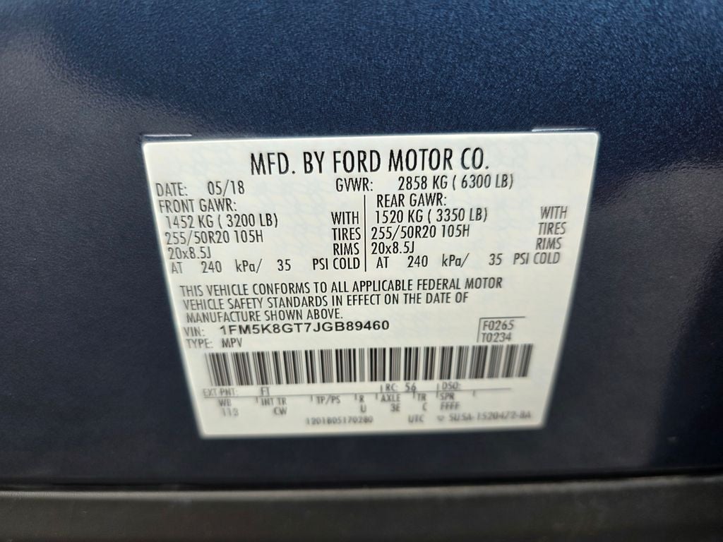 2018 Ford Explorer Sport