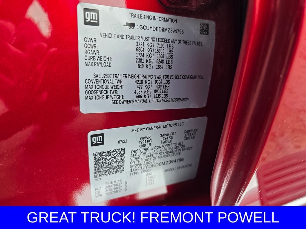 2021 Chevrolet Silverado 1500 LT