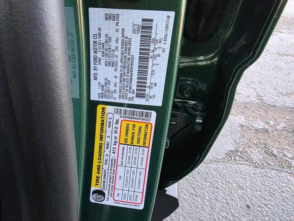 2025 Ford Bronco Sport Big Bend