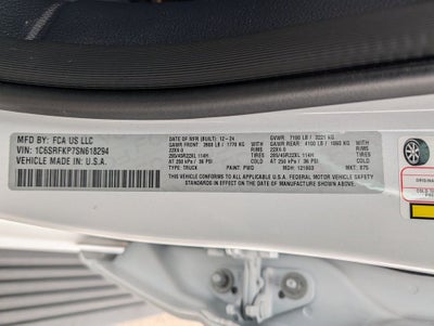 2025 RAM 1500 Tungsten