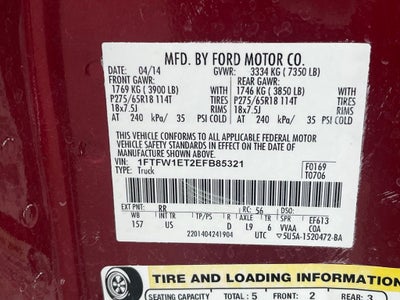 2014 Ford F-150 XLT