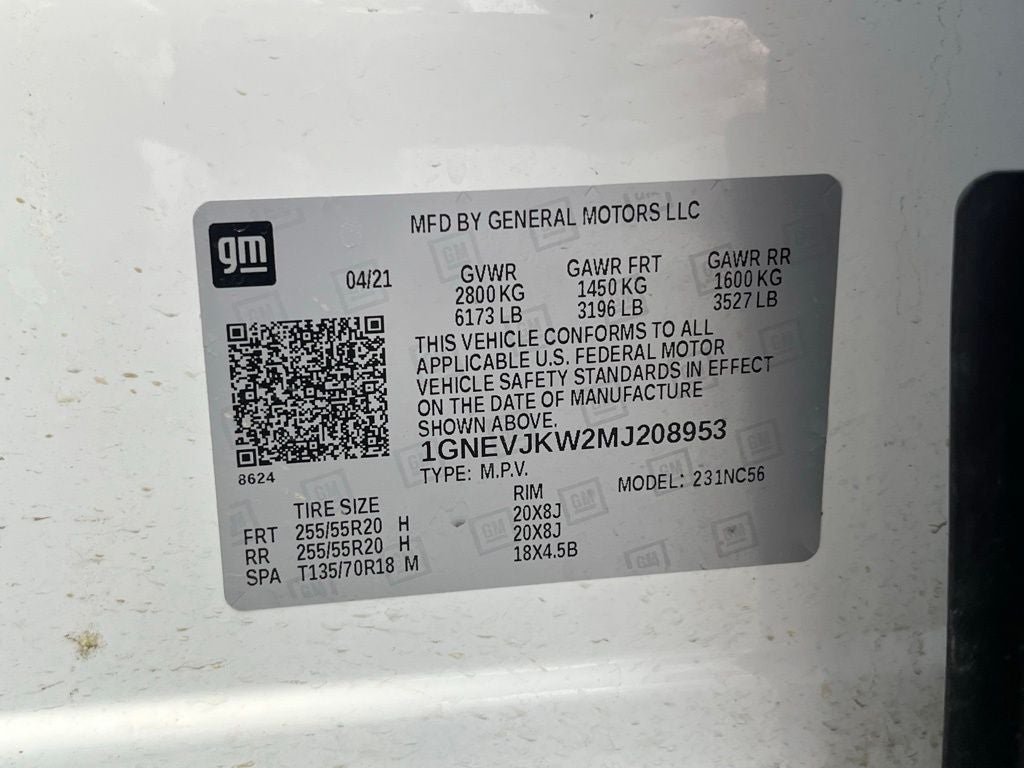 2021 Chevrolet Traverse RS