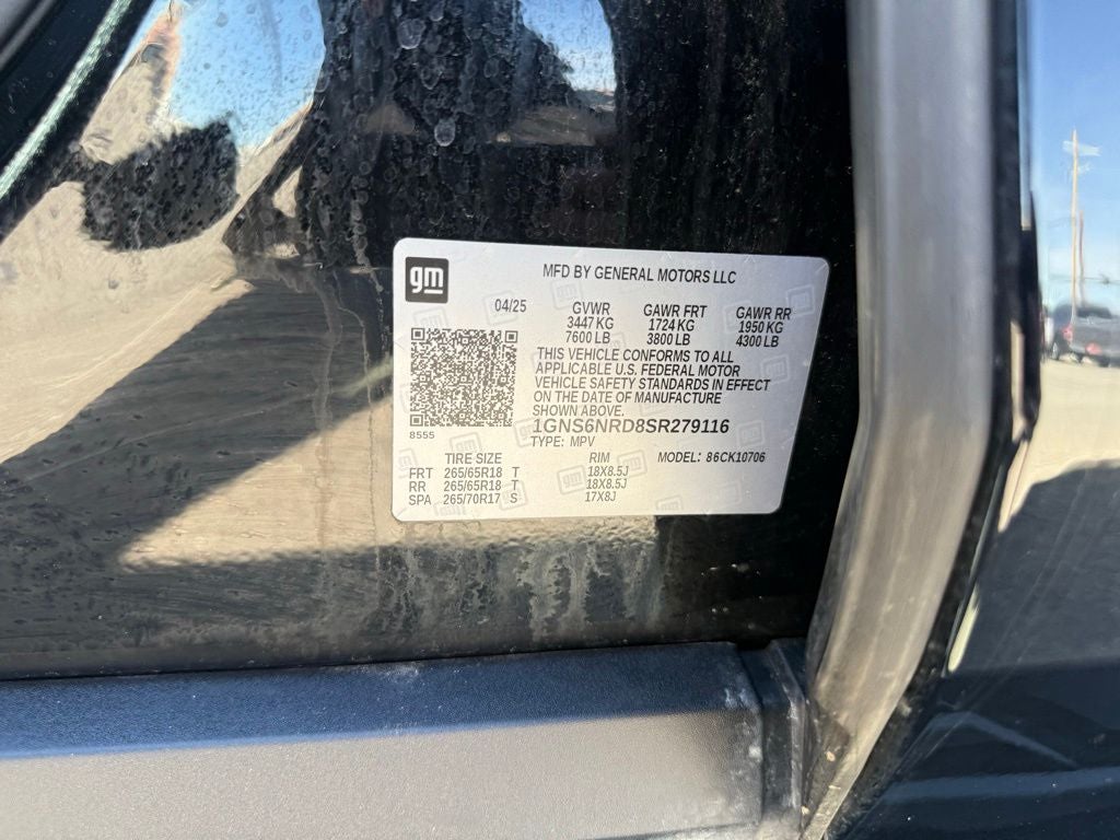 2025 Chevrolet Tahoe LT