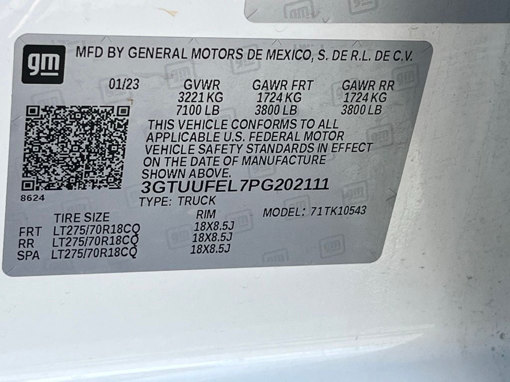 2023 GMC Sierra 1500 AT4X