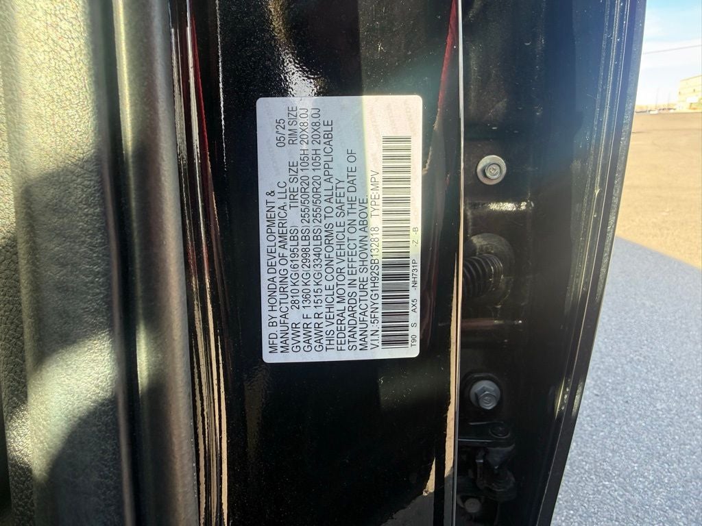 2025 Honda Pilot Black Edition