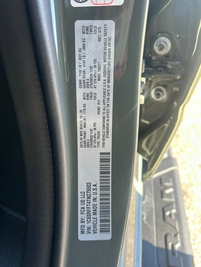 2026 RAM 1500 Big Horn/Lone Star