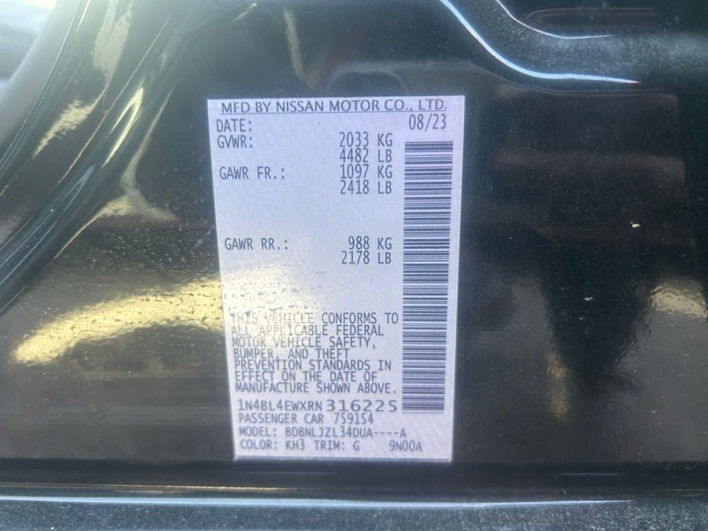 2024 Nissan Altima 2.5 SL AWD