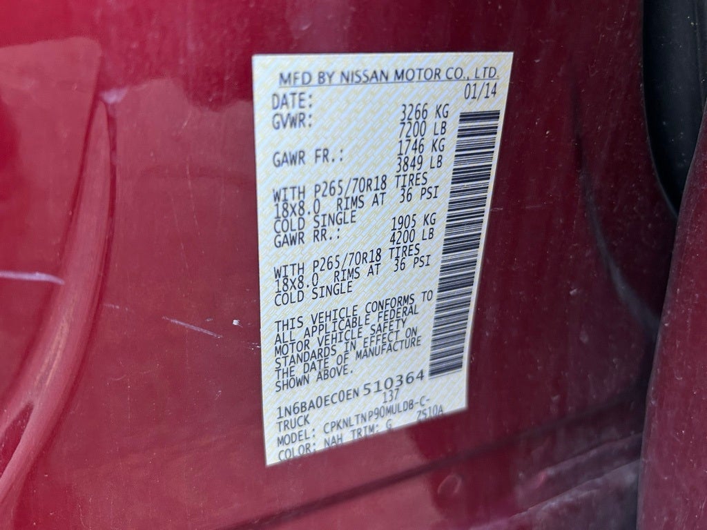 2014 Nissan Titan SV