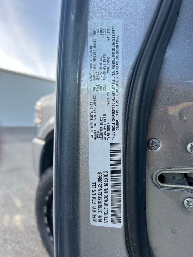 2022 RAM 2500 Laramie