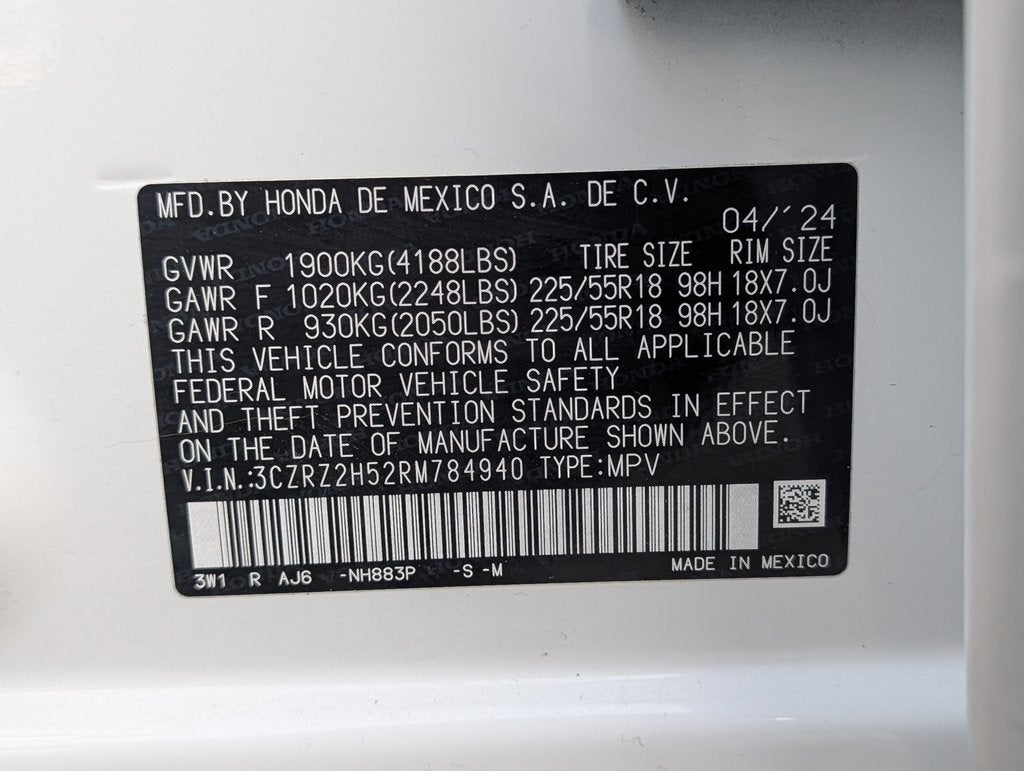 2024 Honda HR-V Sport AWD