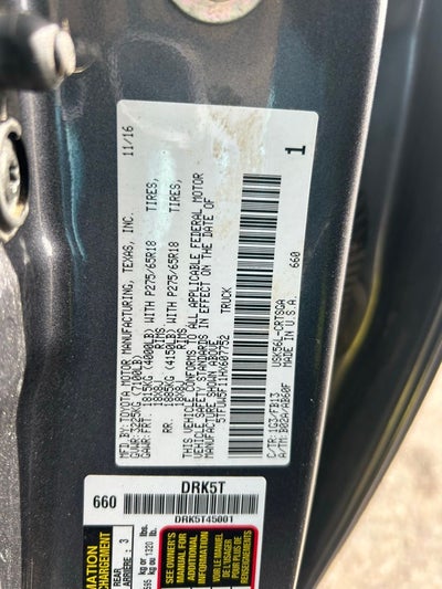 2017 Toyota Tundra Base