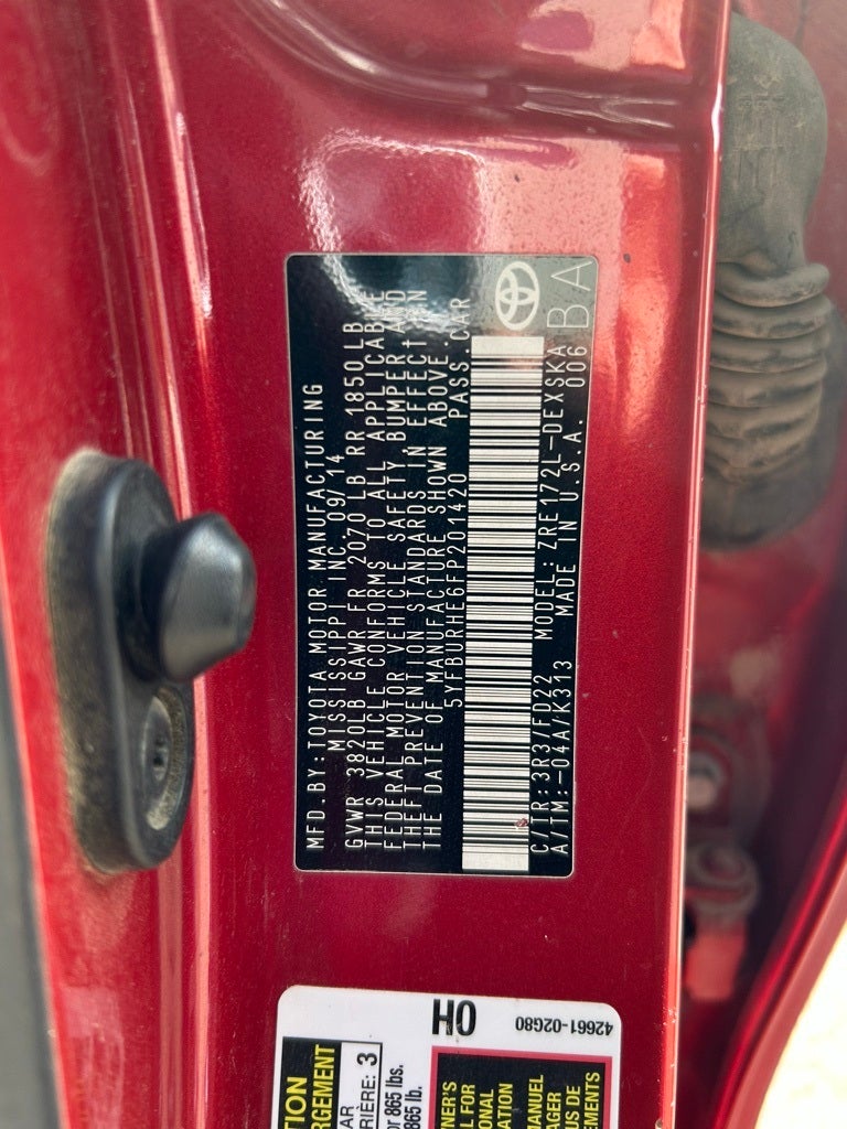 2015 Toyota Corolla L