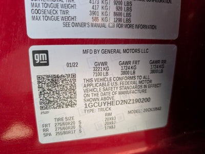 2022 Chevrolet Silverado 1500 LTD High Country