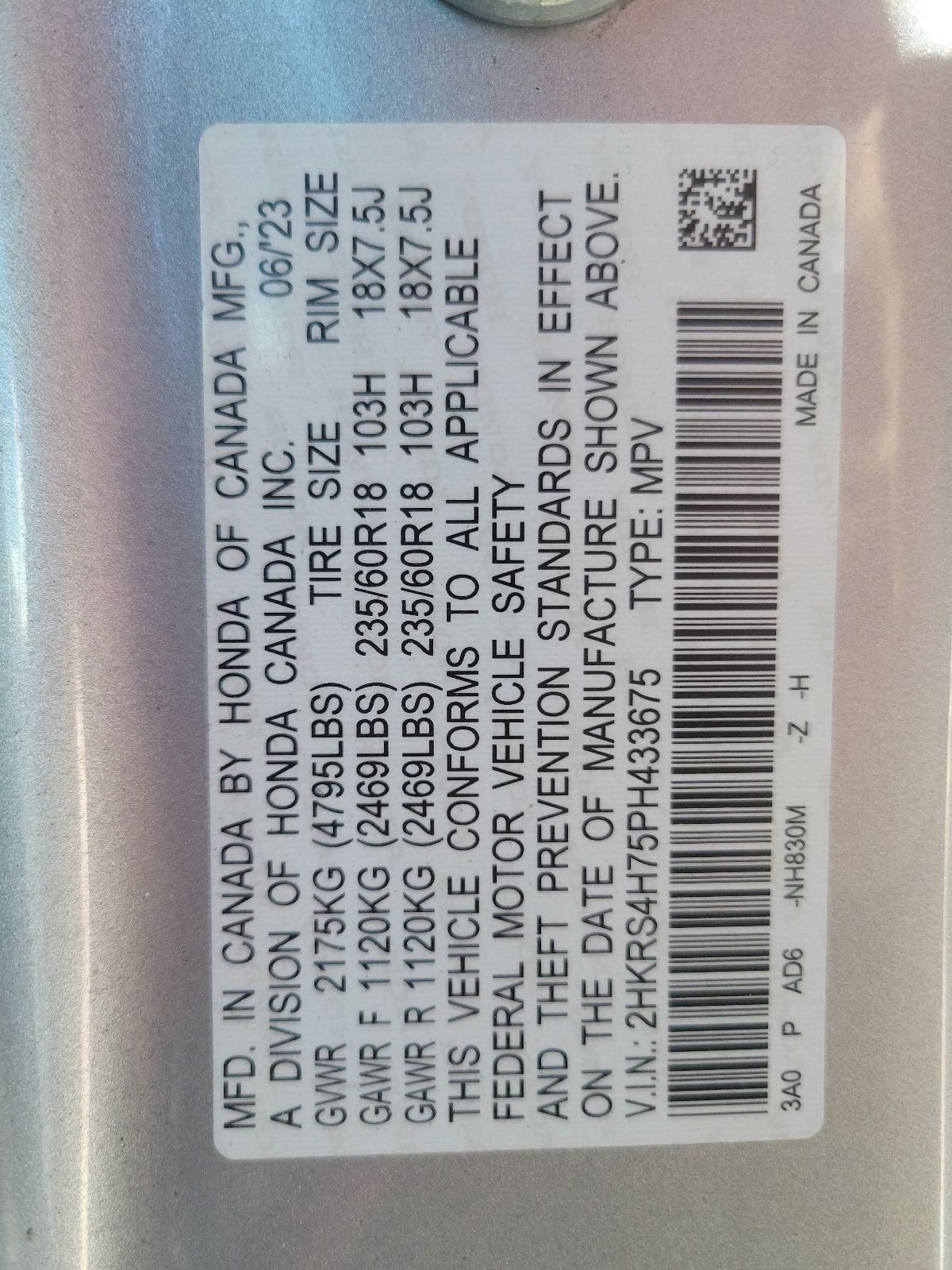 2023 Honda CR-V EX-L
