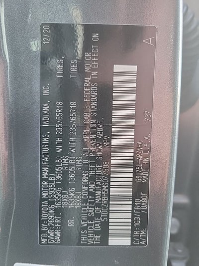 2021 Toyota Highlander L