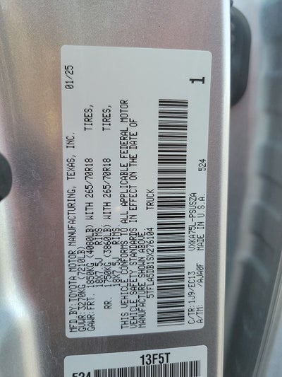 2025 Toyota Tundra SR5