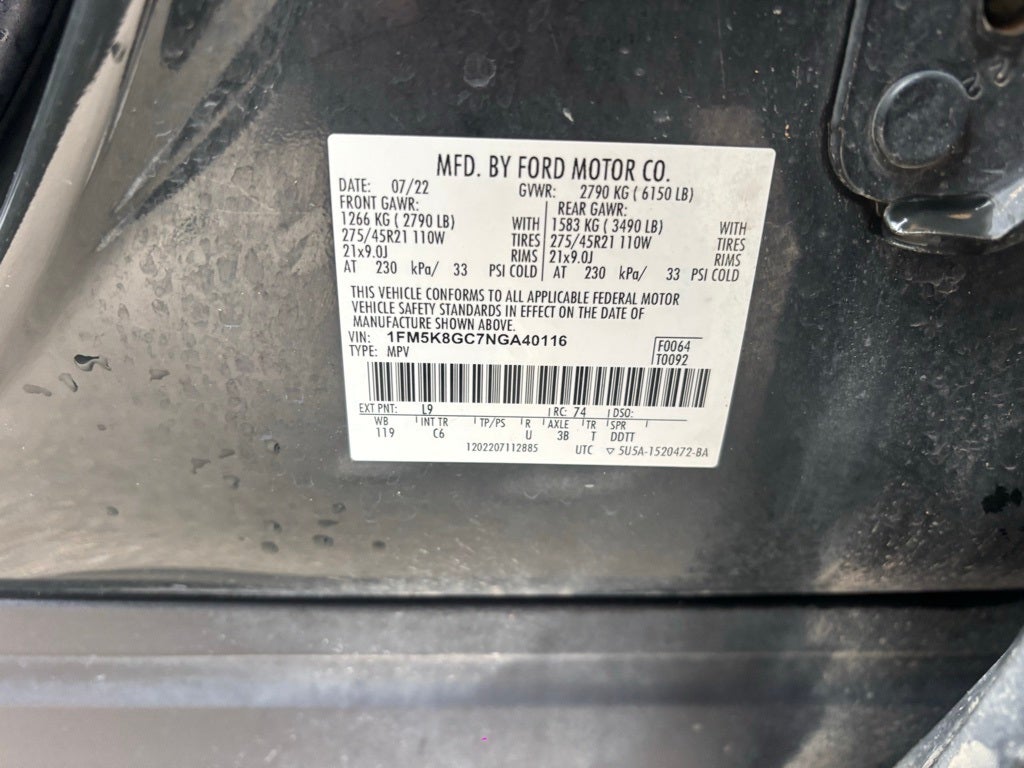 2022 Ford Explorer ST