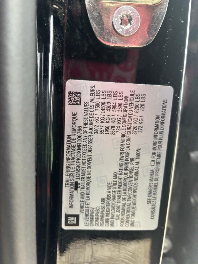 2021 Chevrolet Tahoe Z71