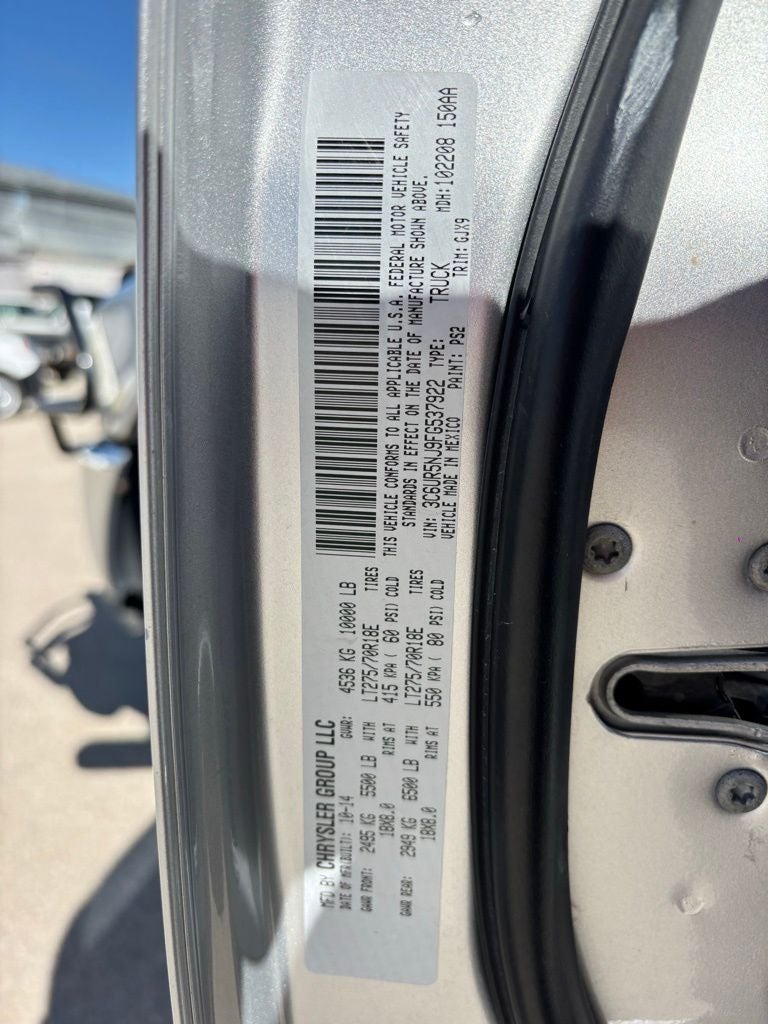 2015 RAM 2500 Laramie
