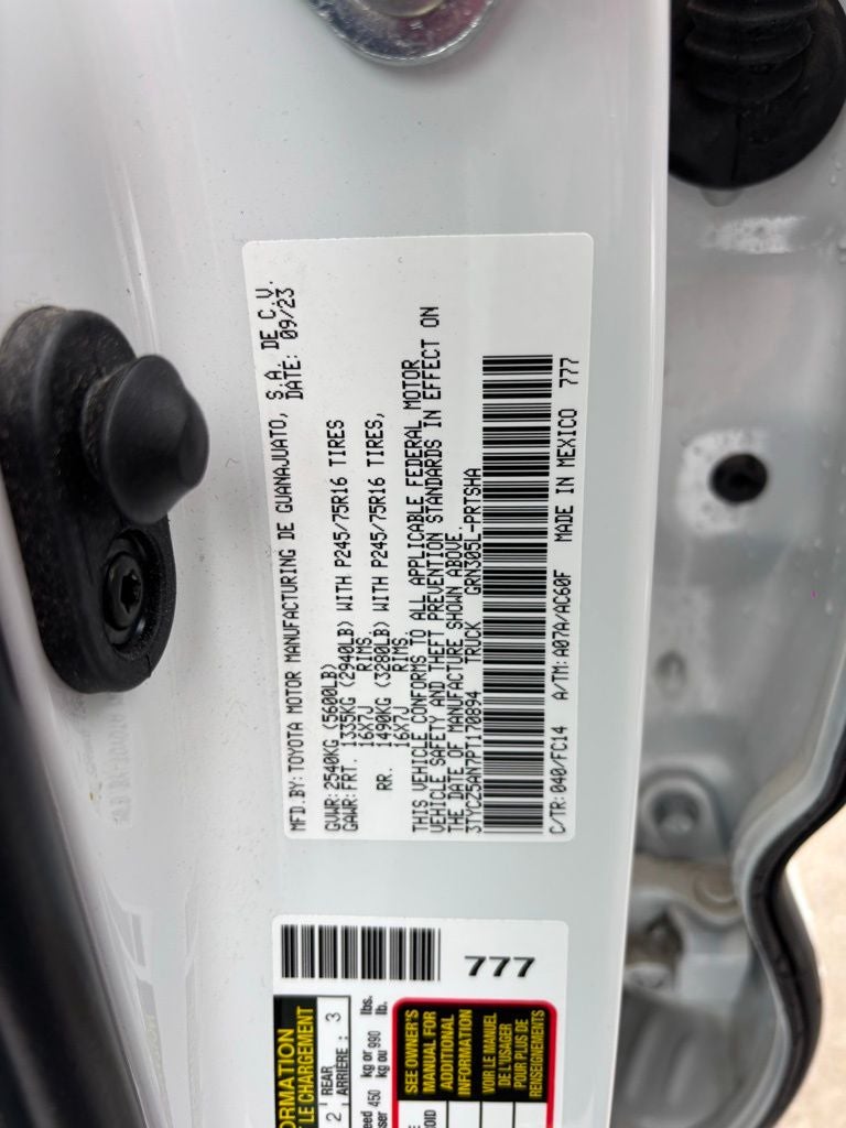 2023 Toyota Tacoma SR5 V6