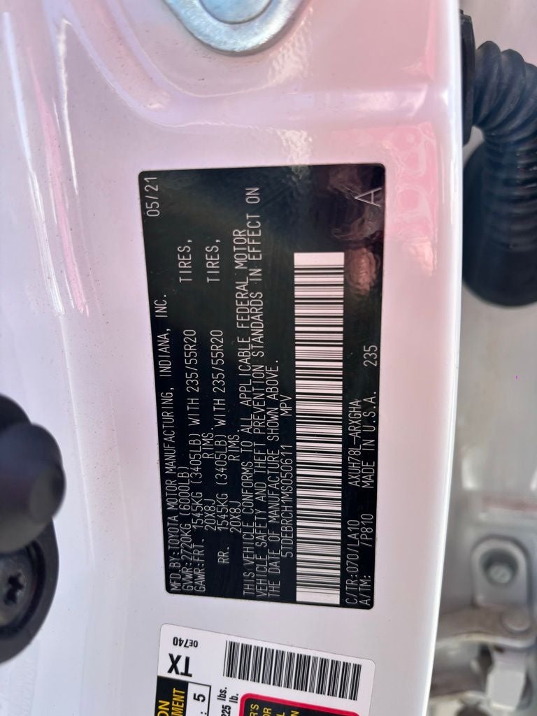 2021 Toyota Highlander Hybrid Platinum