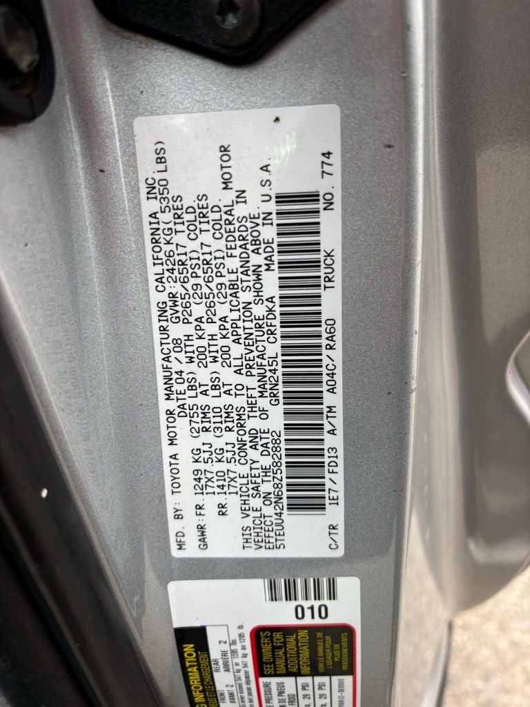 2008 Toyota Tacoma Base V6