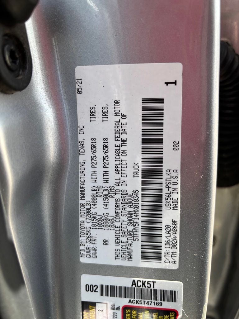 2021 Toyota Tundra Limited