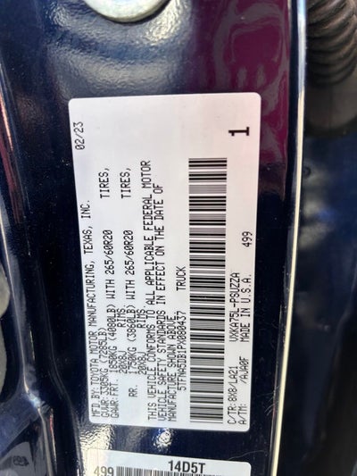 2023 Toyota Tundra Platinum